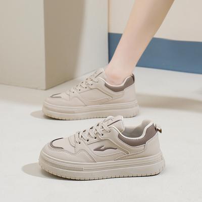 2025 Spring Little White Shoes New Korean Version Ins Female Students Platform Heightening Sports Board Shoes Casual Street Shot G7603