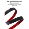New Car Carbon Fiber Tail Light Modified Trunk Tail Light, Turn Signal Brake Light, Universal LED Iridescent Flow Light