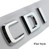 3D ABS Black CDI Logo Letters Car Trunk Badge Sticker For GL ML 320 270 W204 A B C GLK 220 CDI Emblem Accessories