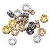 50 stk/parti 8 mm Strass Rondeller Krystallperler Løse Avstandsperler Charms for DIY Håndlaget Smykketilbehør Produksjonsmateriell