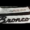 Ford Bronco Custom Horse Fender & Trunk Logo Sticker Set