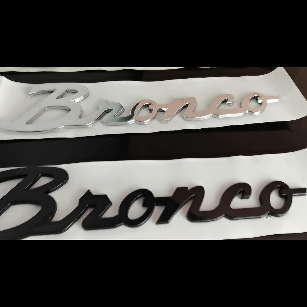Ford Bronco Custom Horse Fender & Trunk Logo Sticker Set