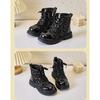 Children Short Boots for Girls Autumn Winter New Fashion Korean Style Soft Bottom Comfortable Casual Imitation Leather Shoe
