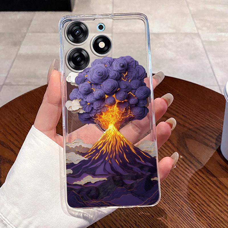 For Tecno Spark 10 Pro Case KI7 Silicone Aesthetic Cute Cat Back Cover for Techno Spark 10 Pro Transparent Soft Phone Case