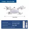 Nordic Smart Ceiling Fan with Silent Operation & Remote, Energy-Saving Eye Protection Light for Bedroom