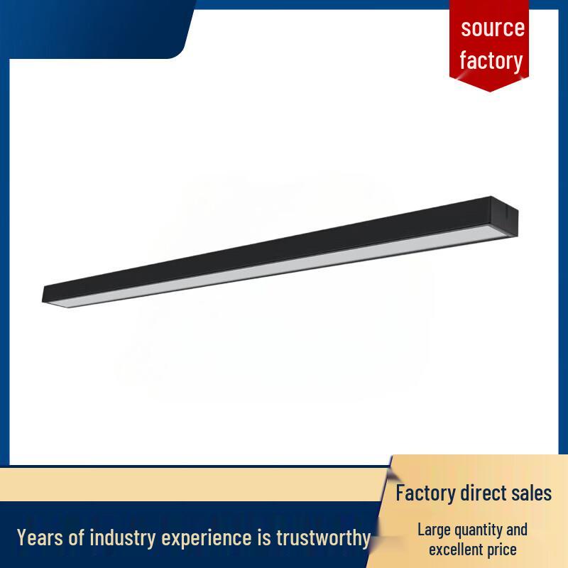 LED Linear Pendant Light, White, 120x10cm