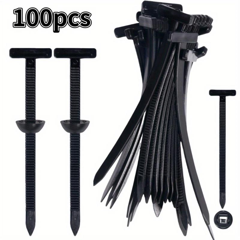 Universal Cable Tie Buckle Heavy Duty Zip Ties Holder With Pin Button Design Plastic Cable Ties Tool Fasteners Multi-purpose