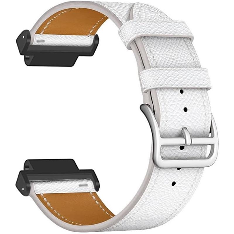 Leren band voor Garmin Forerunner 235 735 XT 230 220 630 620 stikkleur horlogeband voor Approach S20 S6 polsband armband metalen connectoren