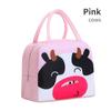 Children Lunch Bag Portable Cute Dinosaur Animals Waterproof Food Warmer Lunch Box Bento Insulated Bag Kids School Food Storage Bags