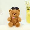 Cute Bear Bow Plush Toy Cute Cartoon Girl Child Bedroom Decoration Doll Gift