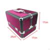 Aluminium Make-Up Fall Maniküre Box Toilettenartikel Veranstalter Schönheit Lagerung Reise Kosmetik