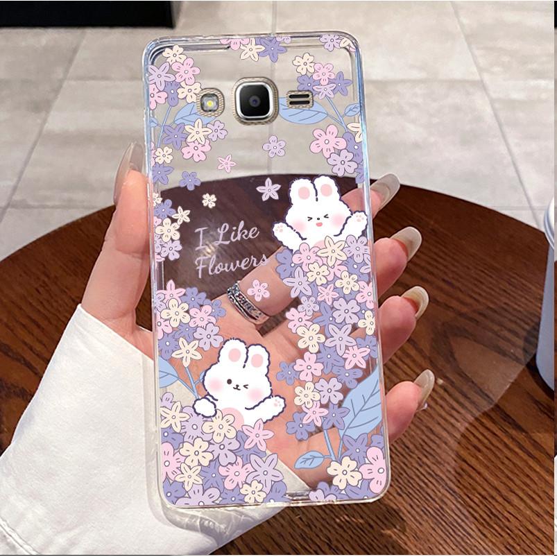 Case For Samsung Galaxy J2 Prime J2 Ace Grand Prime Plus G530 G532 Clear Luxury Cute Love Rabbit Funny Soft Silicone Cover Case