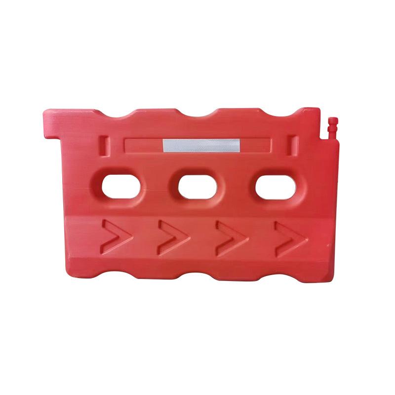 Water-Filled Three-Hole Plastic Road Barrier for Construction