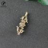 Copper Vajry Pestle Ornaments Vintage Brass Key Chains Pendant Buddha Instruments Lucky Home Decorations Avoid Evil For Gifts