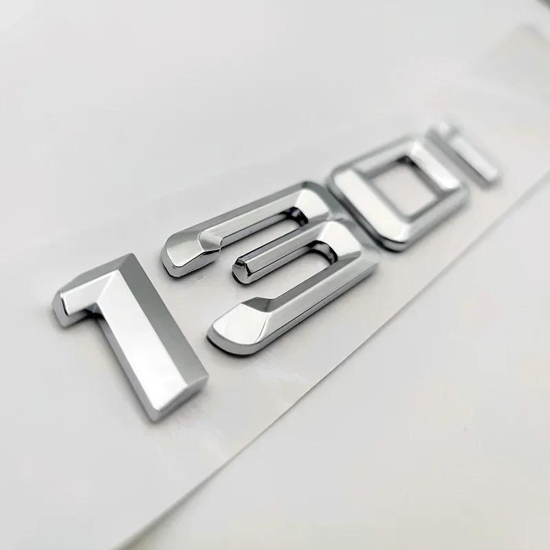 ABZ1 Chrome Car Rear Trunk Letters Badge Sticker For Series1 BMW 114i 116i 118i 120i 125i 130i 140i F20 E87 Logo External Decoration