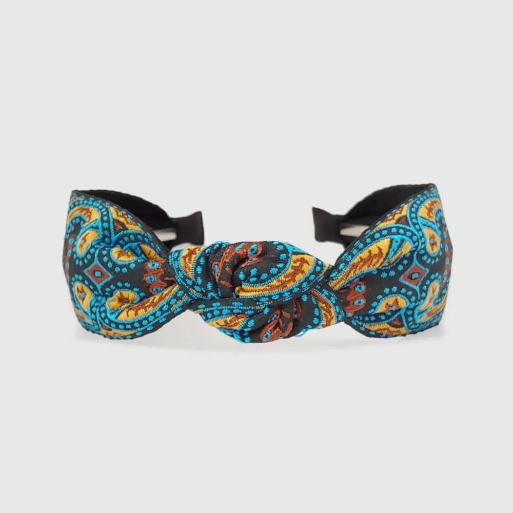 Lara Ethnic Paisley Hairband Green LALAH206G 3306094
