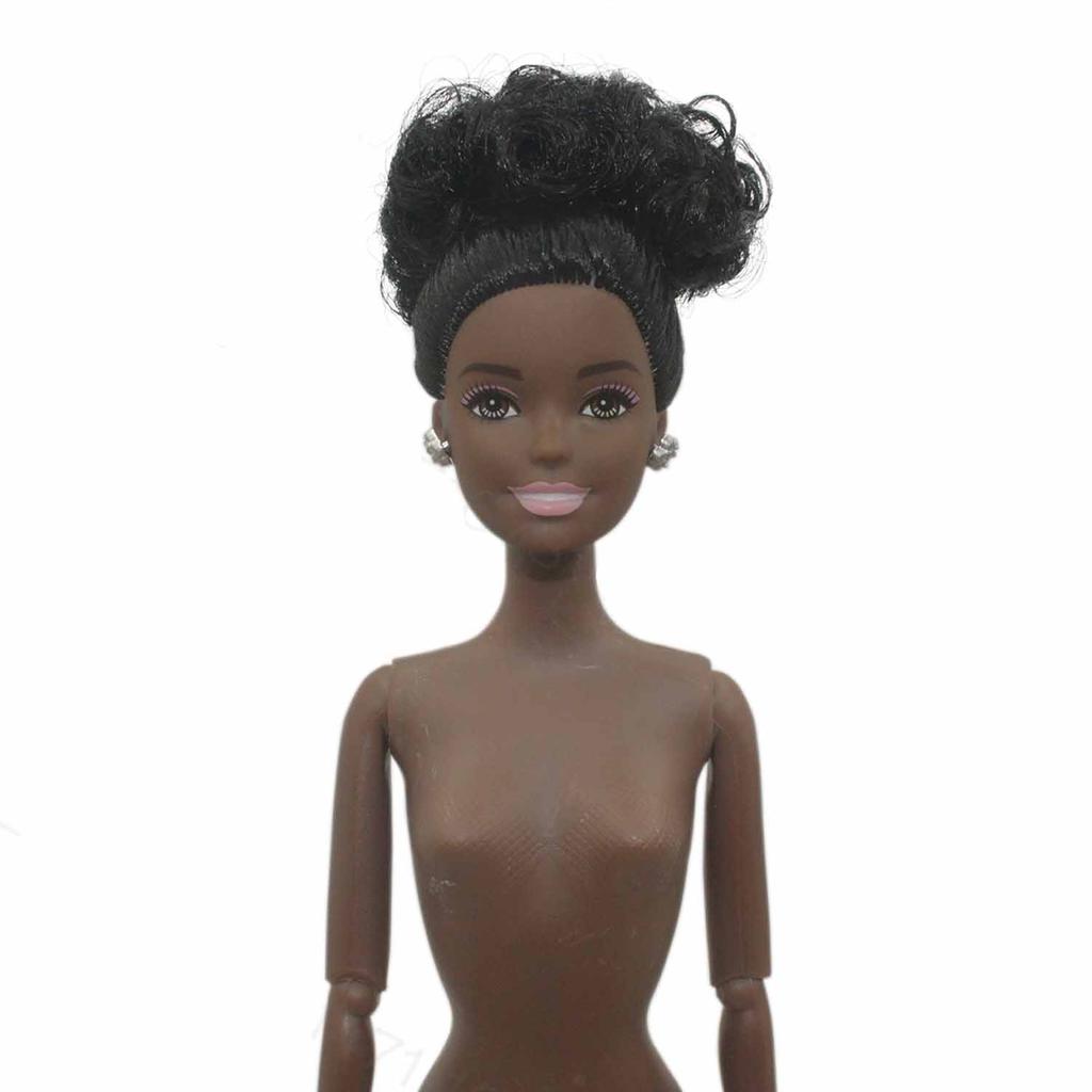 30cm Black African Doll Black Skin Men And Women Couple Models New Naked African Doll Joint Movable Girls Play House Toys
