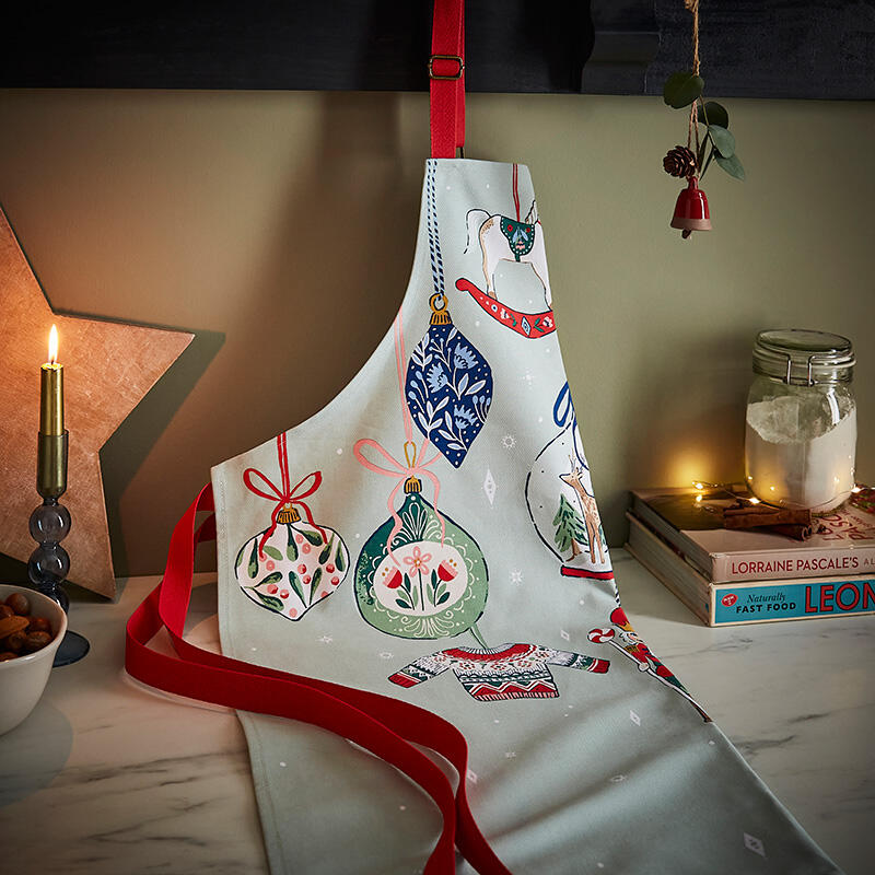 Декоративный хлопковый фартук Cotton apron - ornament