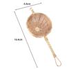 Brass Tea Strainer Practical Lightweight Sturdy Creative Mesh Tea Filter for Kitchen Hotel Household Living Room Loose Leaf