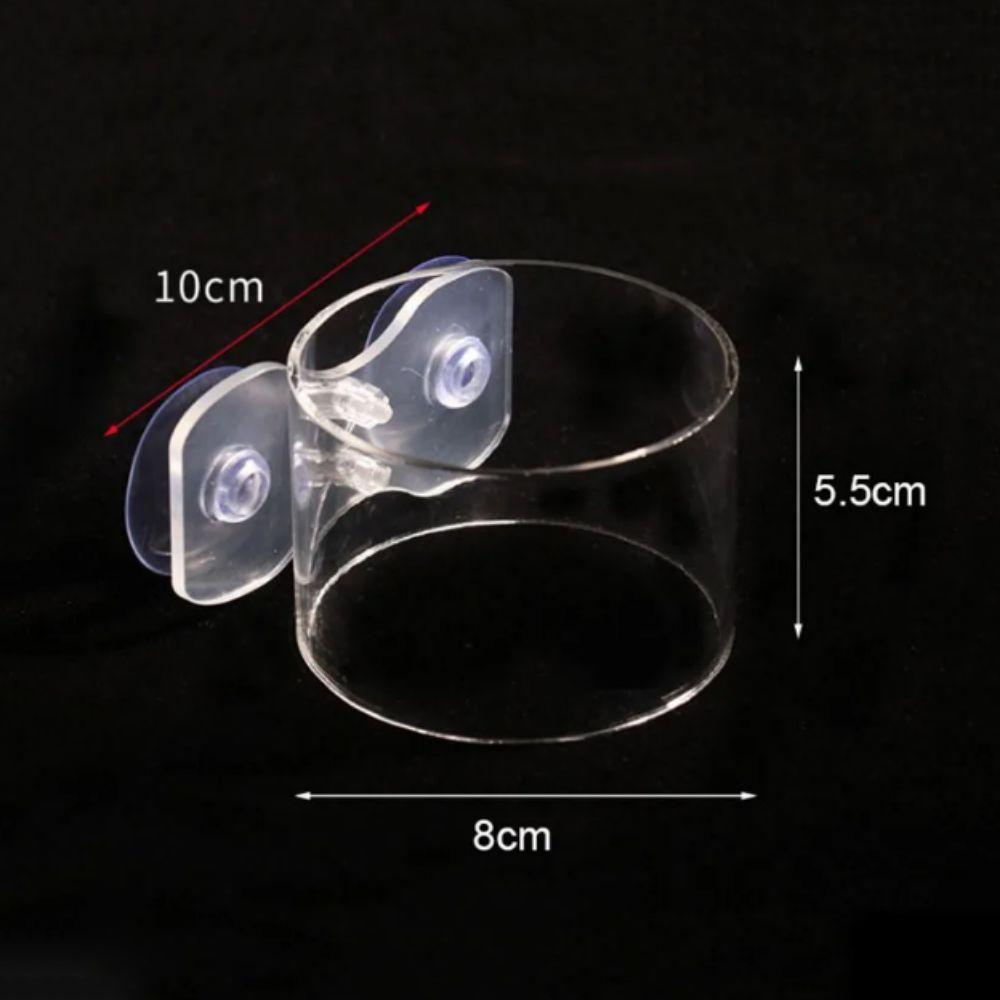 Hanging Aquarium Feeding Ring 6/8cm Aquarium Suction Cup Feeder Suspensible Fish Feeder  Aquarium