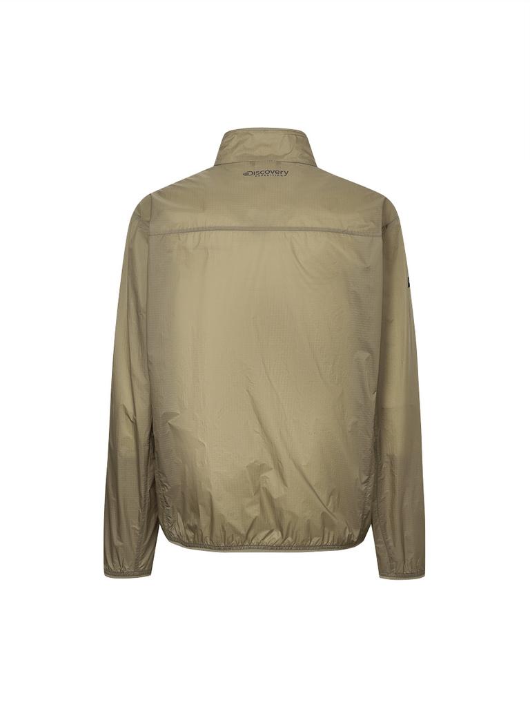 Discovery Expedition Men'S Ultralight Ripstop High-Neck Windbreaker (D/Camel)