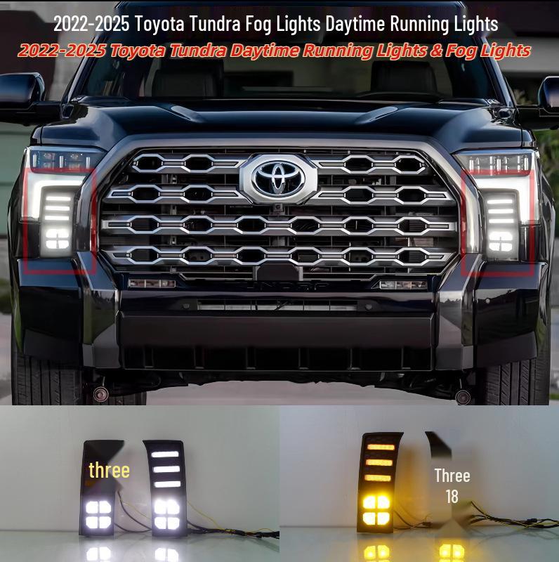 2022-2025 Toyota Tundra Fog & Daytime Running Light Eyebrow
