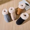 Fashion Men Slippers Plush Collar Outdoor Warm Anti-slip Cotton Shoes Women Indoor Casual Fur Slides Fuzzy House Shoes
