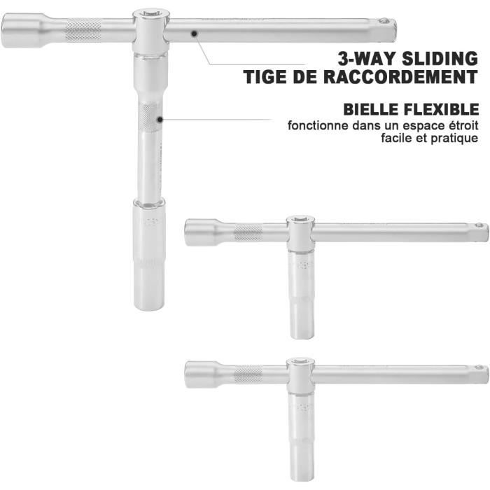 Coffret De Douille Et Embouts - TEENO - 172 Pcs - Acier Chrome Vanadium - Mallette À Outils - 72 Dents