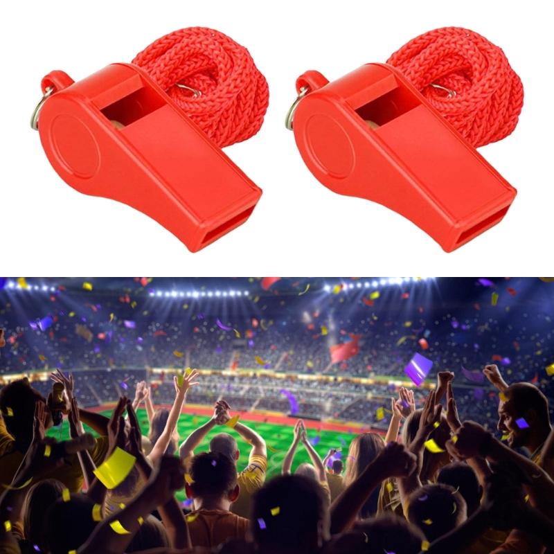 50Pcs Coaches Whistles with Lanyard Sports Whistle Loud Crisp Sound Whistles for Referees,Teachers,Officials, Polices