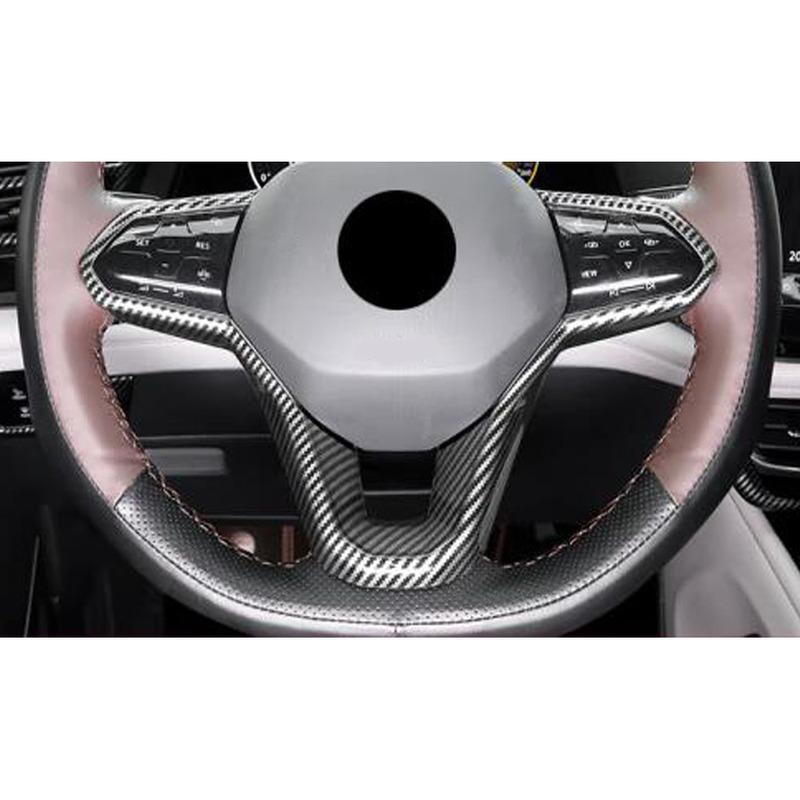 For VW Volkswagen Teramont Atlas    2024 Steering Wheel Frame Covers Trim ABS Plastic Car Styling Accessories 1PCs