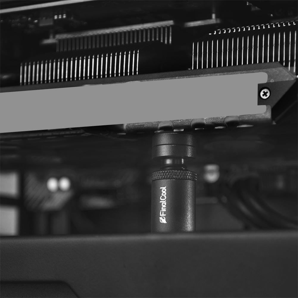 Adjustable Graphics Card Jack Computer Desktop Accessories Graphics Card Brace Aluminum Vertical Bracket for Atx M-atx Itx Case