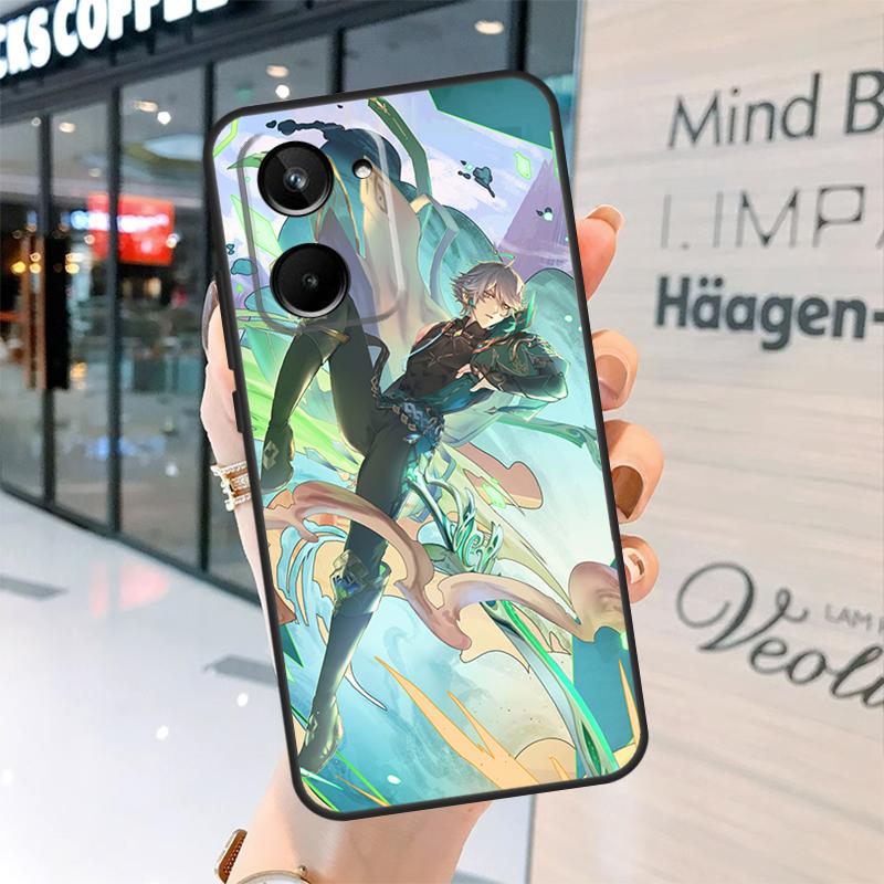 Genshin Impact Alhaitham Kaveh For Realme C55 C33 C35 C31 C30 C25 C21Y C15 C11 GT Neo 5 3 2 2T 3T 8 9 10 11 Pro Plus Case