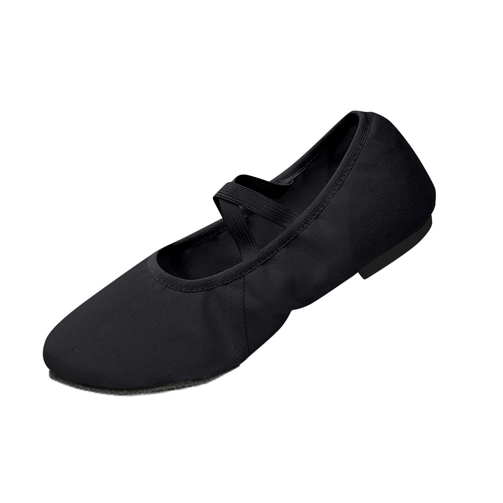 

Ballet Shoes Women Gymnastics Shoes Ballet Slippers Canvas Elastic Bandage Mesh Flat Split Sole Shoes Dance Pointe Ballet Shoes 37