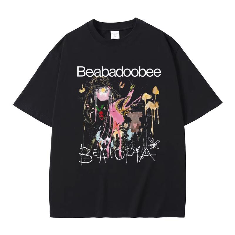 Beabadoobee Beatopia Album Print T-shirt Men Women s Fashion Oversized Streetwear Male Summer Casual Pure Cotton Short Sleeve... S