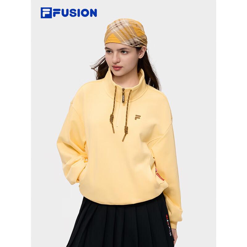 FILA FUSION Women's Pullover Knit Long-Sleeve Sweatshirt