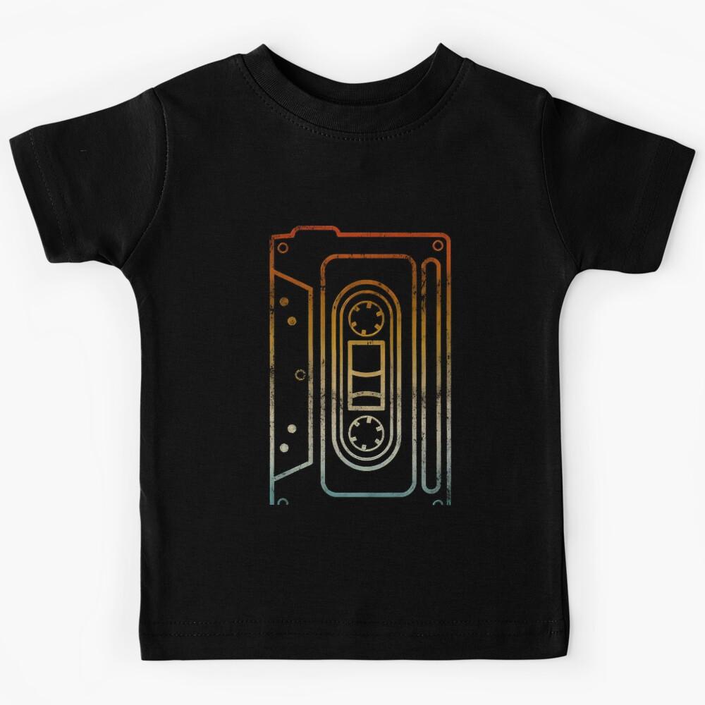 Cassette NEON Tapes Mixtapes 80s 90s Music Songs Retro #3856 Kids T-Shirt 100