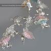 6Pcs New Zircon Nail Art Rhinestones 3D Double Layer Thin Wing Butterfly Nail Charms Decor Gems Nail Beauty
