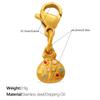 Retro Style Enamel Ladybug Butterfly Insect Series Lobster Buckle Pendant Does Not Fade Diy Accessories