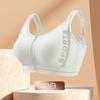 High-strength shockproof large-size sports women's light and thin bras with gathered front zipper and beautiful back.