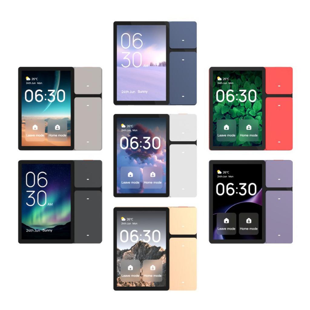 3.5inch Intelligent Home Control Panel Wall Switch Home Automation LCD Screen Remote Control Hub Central Control Panel