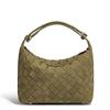 Hand-Woven Niche Design High-End Lunch Box Bag Fashion Matte Shoulder Handbag Solid Color Oblique Span Bag