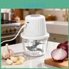 Electric Garlic Crusher With Usb Rechargeable Compact Mini Food Processor For Home Cooking