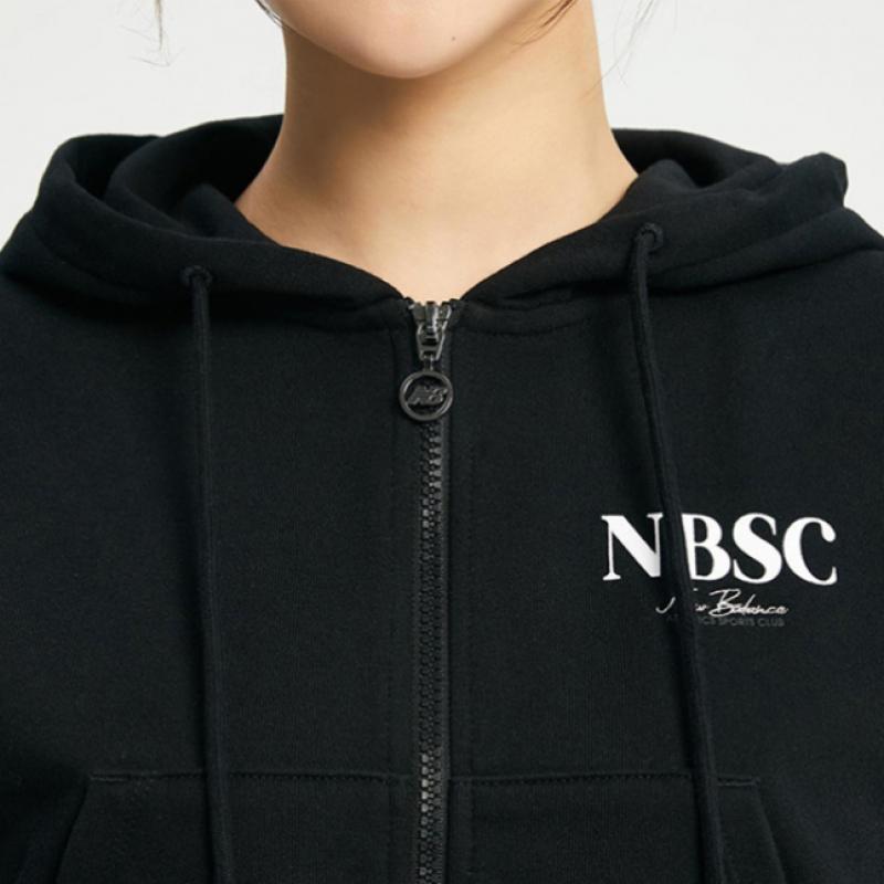 New Balance Half Club New Balance New Balance Women S Semi Crop Hoodie Zip Up Nbmdd3w85