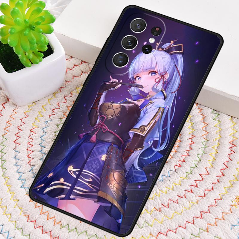 Genshin Impact Kamisato Ayaka Silicone Phone Case For Samsung Galaxy Note 10 Pro S26 S24 S23 S22 S21 Plus S25Ultra Capa Cover