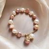 Alien-shaped Freshwater Pearl Cat Bracelet, Fashionable Wristband, Freshwater Pearl Necklace