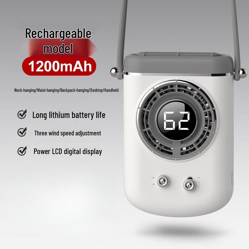ZISIZ Rechargeable Portable Neck Fan