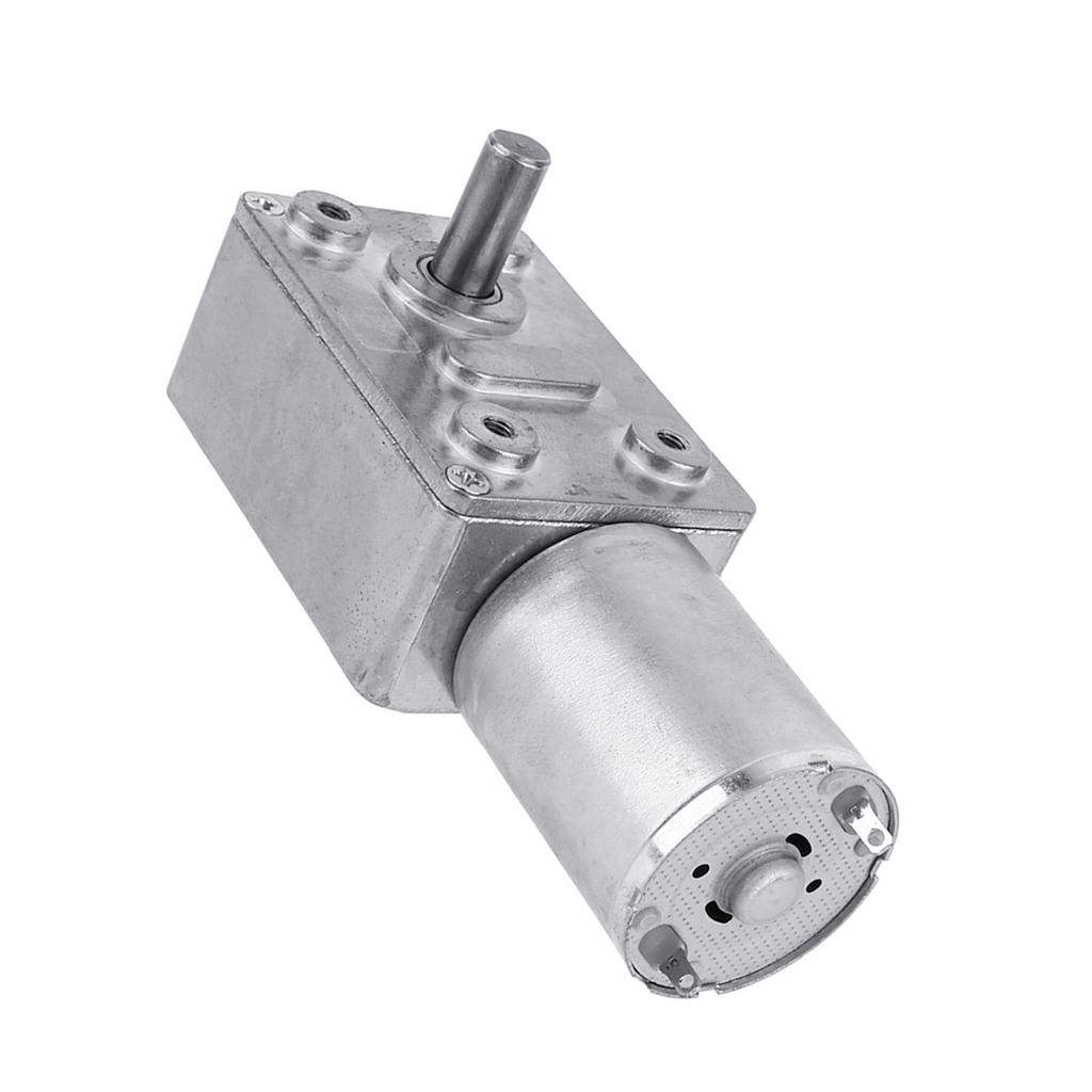 Reversible High Torque Worm Geared Motor DC 12V Reduction Motor CW CCW