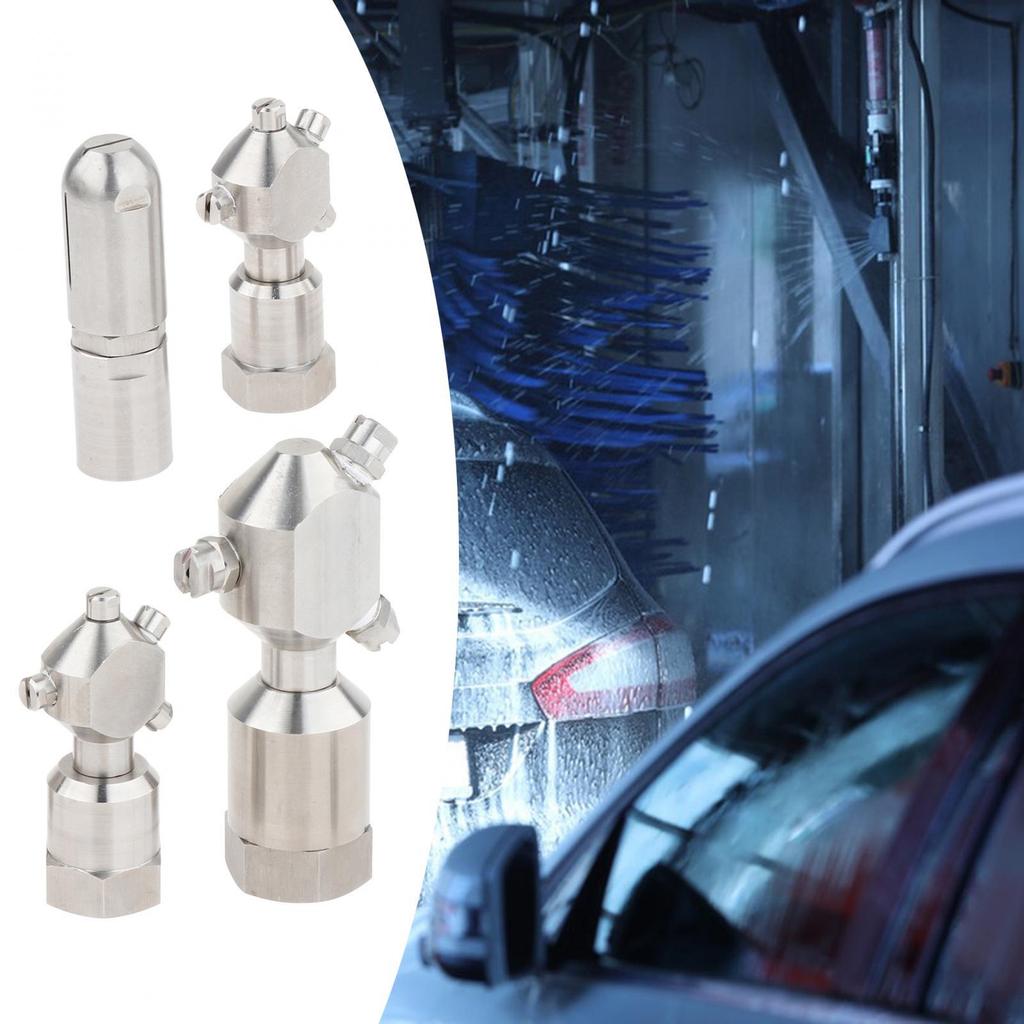 Rotary Spray Balls 360 Degree Pressure Washer Nozzle Fittings Female Thread Rotating Container Washing Spray Nozzles