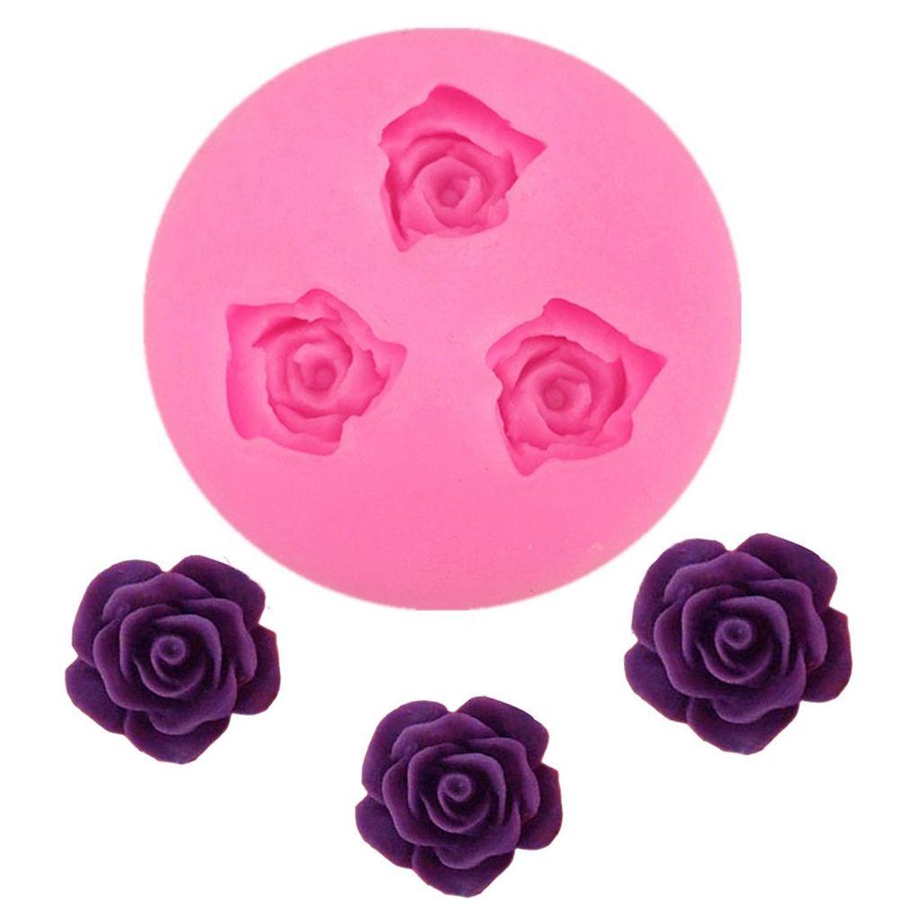 Tool Sugarcraft Fondant Flower Mold Candy Mould Rose Fondant Mold Chocolate Mold Cake Decorations