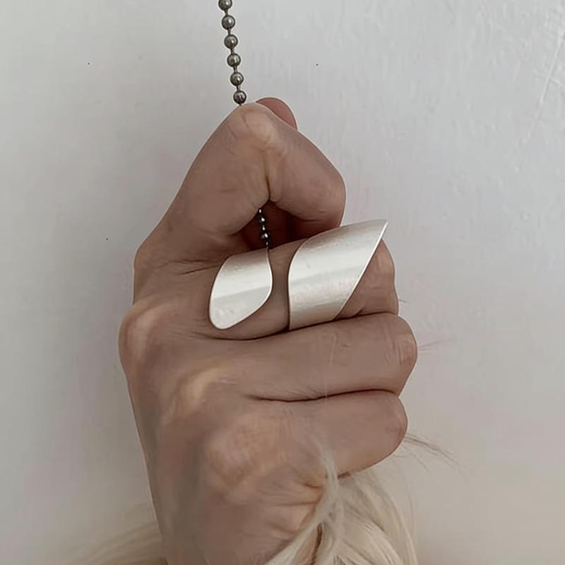 Neue Einfache Metall Kupferfarbe Doppellagige Ringe Für Frauen Paare Kreativ Überzogen Persönlichkeit Mode Party Schmuck Light Yellow Gold Color brown